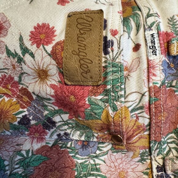 Wrangler Westward 626 Women's Floral Print High Waist Bootcut Jeans Size 32x32 - Picture 7 of 9
